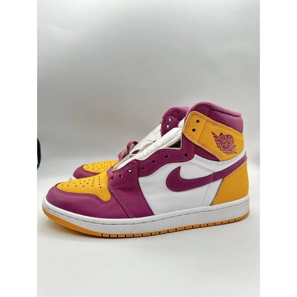 Nike Air Jordan 1 Retro High OG Brotherhood 2022 Men's Sneakers White Purple